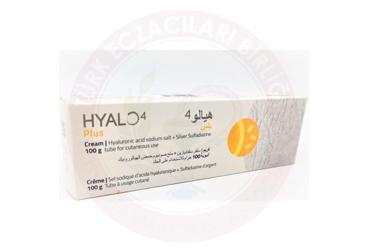 HYALO4 PLUS, HYALURONIK ASIT SODYUM TUZU VE GUMUS SULFADIAZIN KREM 100 gr tüp