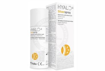 HYALO4 SILVERSPRAY, HYALURONIK ASIT, METALIK GUMUS , VITAMIN E ICEREN SUSPANSIYON SPREY 50 ml şişe