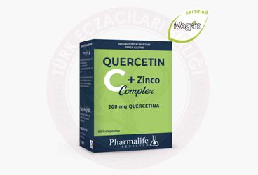 PHARMALIFE RESEARCH QUERCETIN C COMPLEX KUERSETIN VE VITAMIN C ICEREN TAKVIYE EDICI GIDA 200 mg 60 tablet