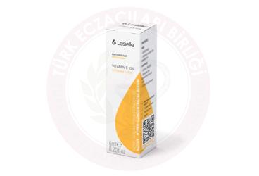 LESIELLE VITAMIN E ACTIVE HYPER CONCENTRATED SERUM %10 6 ml şişe