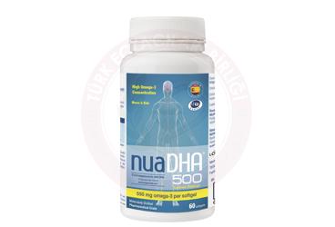 NUA DHA LIMON AROMALI TAKVIYE EDICI GIDA 500 mg 60 tablet