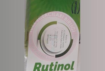 RUTINOL RUTIN VE C VITAMINI ICEREN TAKVIYE EDICI GIDA  30 kapsül