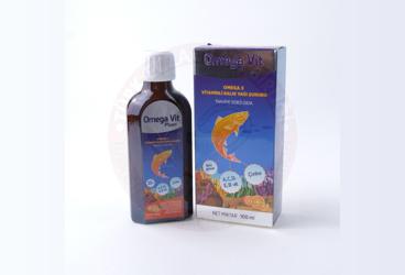 OMEGA VIT PLUS VITAMINLI BALIK YAGI SURUBU  100 ml şişe