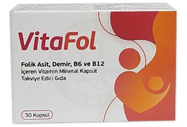 VITAFOL TAKVIYE EDICI GIDA KAPSUL  30 kapsül