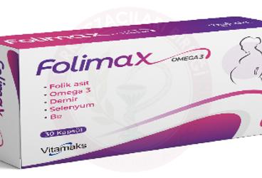 FOLIMAX TAKVIYE EDICI GIDA KAPSUL  30 kapsül
