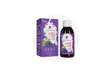 VITISFERA RESVERATROL, UZUM CEKIRDEGI EKSTRESI VE KUERSETIN ICEREN ORMAN MEYVELERI AROMALI SIVI TAKVIYE EDICI GIDA  150 ml şişe