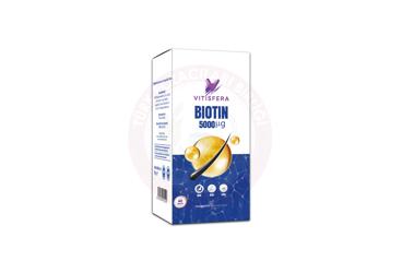 VITISFERA BIOTIN TAKVIYE EDICI GIDA TABLET 5000 mcg 60 tablet