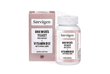 SORVAGEN BIRA MAYASI + VITAMIN B12 TAKVIYE EDICI GIDA TABLET  250 tablet