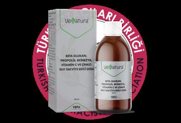 VENATURA BETA GLUKAN, PROPOLIS, EKINEZYA, VITAMIN C VE CINKO ICEREN SIVI TAKVIYE EDICI GIDA  150 ml şişe