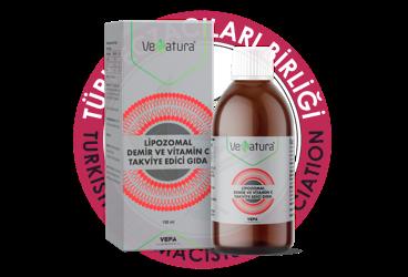 VENATURA LIPOZOMAL DEMIR VE VITAMIN C ICEREN TAKVIYE EDICI GIDA  150 ml şişe