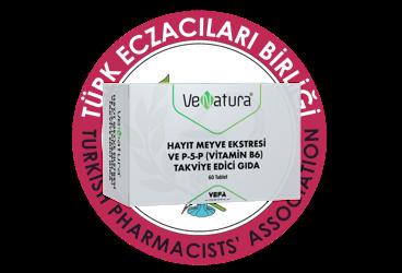 VENATURA HAYIT MEYVE EKSTRESI VE P-5-P (VITAMIN B6) ICEREN TAKVIYE EDICI GIDA  60 tablet