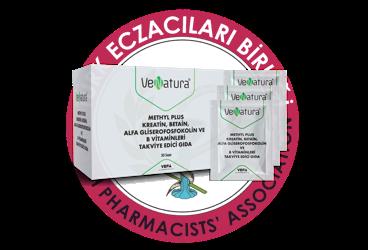 VENATURA METHYL PLUS KREATIN, BETAIN, ALFA GLISEROFOSFOKOLIN VE B VITAMINLERI ICEREN TAKVIYE EDICI GIDA  30 saşe