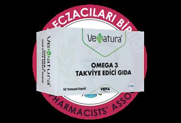 VENATURA OMEGA 3 TAKVIYE EDICI GIDA  50 kapsül