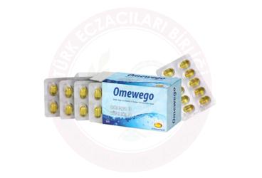OMEWEGO OMEGA 3 VITAMIN D ICEREN YUMUSAK KAPSUL  50 kapsül