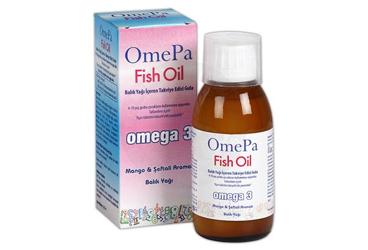 OMEPA FISH OIL MANGO SEFTALI AROMALI SURUP  150 ml şişe