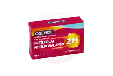 OSENDE 2M ODT METILFOLAT METILKOBALAMIN ICEREN TAKVIYE EDICI GIDA  30 tablet