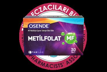 OSENDE MF METILFOLAT ICEREN TAKVIYE EDICI GIDA TABLET  30 tablet