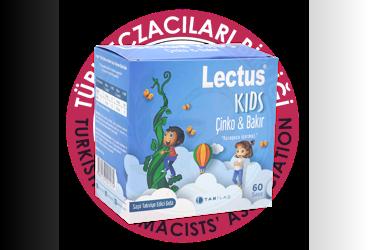LECTUS KIDS CINKO VE BAKIR ICEREN SASE TAKVIYE EDICI GIDA  60 saşe