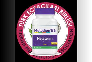 MELODIEN B6 MELATONIN ICEREN TAKVIYE EDICI GIDA 3 mg 60 tablet