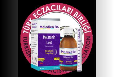 MELODIEN B6 MELATONIN LIKIT TAKVIYE EDICI GIDA  150 ml