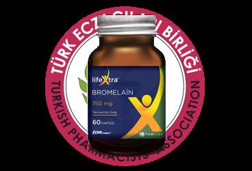 LIFEXTRA BROMELAIN TAKVIYE EDICI GIDA  30 kapsül