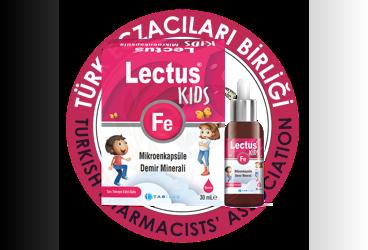 LECTUS KIDS MIKROENKAPSULE DEMIR MINERALI TAKVIYE EDICI GIDA  30 ml şişe