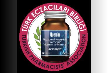 QUERCIN FITOZOMAL KUERSETIN, BROMELAIN, VITAMIN VE MINERAL ICEREN TAKVIYE EDICI GIDA KAPSUL  30 kapsül