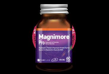 MAGNIMORE PRO MAGNEZYUM VE VITAMINLER ICEREN TAKVIYE EDICI GIDA  60 kapsül