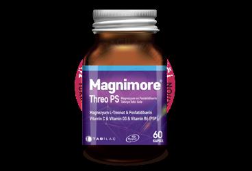 MAGNIMORE THREO PS MAGNEZYUM VE FOSFATIDILSERIN ICEREN TAKVIYE EDICI GIDA  60 kapsül