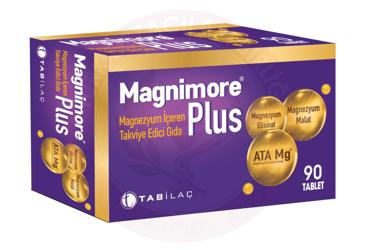 MAGNIMORE PLUS MAGNEZYUM ICEREN TAKVIYE EDICI GIDA TABLET  90 tablet