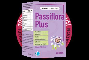 TABVITAMINS PASSIFLORA PLUS TAKVIYE EDICI GIDA TABLET  30 tablet