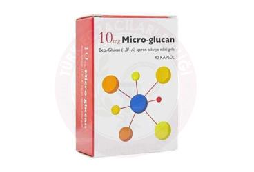 MICRO GLUCAN BETA-GLUKAN (1,3/1,6) ICEREN TAKVIYE EDICI GIDA 10 mg 40 kapsül