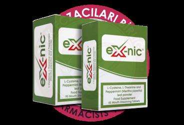 EX-NIC L-SISTEIN, L-TEANIN VE TIBBI NANE (MENTHA PIPERITA) YAPRAK TOZU ICEREN TAKVIYE EDICI GIDA  45 tablet