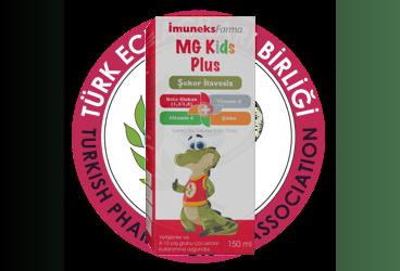 IMUNEKS FARMA MG KIDS PLUS SEKER ILAVESIZ, BETA GLUKAN, VITAMIN D, VITAMIN C, CINKO ICEREN TAKVIYE EDICI GIDA  150 ml şişe