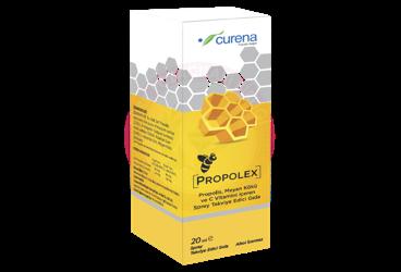 CURENA PROPOLEX PROPOLIS, MEYAN KOKU VE C VITAMINI ICEREN SPREY TAKVIYE EDICI GIDA  20 ml şişe