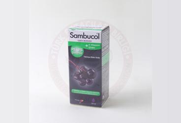 SAMBUCOL PLUS SEKERSIZ C VITAMINI VE CINKO ICEREN TAKVIYE EDICI GIDA  120 ml