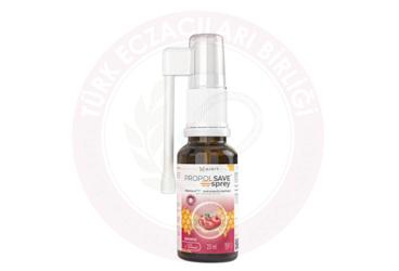 PROPOLSAVE SPREY PROPOLIS NAR EKSTRESI ICEREN SPREY TAKVIYE EDICI GIDA  20 ml şişe