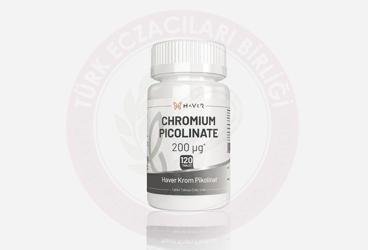 HAVER CHROMIUM PICOLINATE ICEREN TAKVIYE EDICI GIDA  120 tablet
