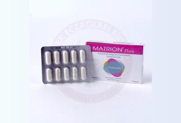 MATRION FLORA PROBIYOTIK MIKROORGANIZMA ICEREN KAPSUL  10 kapsül