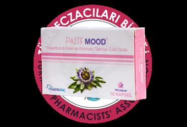 PASSIF MOOD PASSIFLORA & VALERIAN EKSTRAKTI TAKVIYE EDICI GIDA  10 kapsül