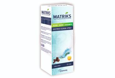 MATRIKS KEKIK,NANE,KARANFIL EKSTRELI SPREY  30 ml şişe