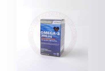NUTRAXIN OMEGA-3 YUMUSAK KAPSUL 2000 mg 60 kapsül