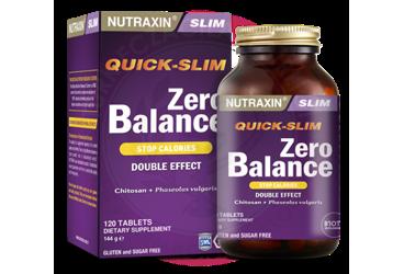 NUTRAXIN QUICK-SLIM ZERO BALANCE TABLET  120 tablet