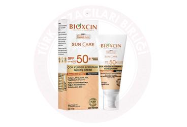 BIOXCIN SUNCARE KURU-NORMAL CILTLER ICIN RENKLI GUNES KREMI  50 ml tüp