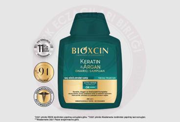 BIOXCIN KERATIN & ARGAN ONARICI SAMPUAN  300 ml şişe