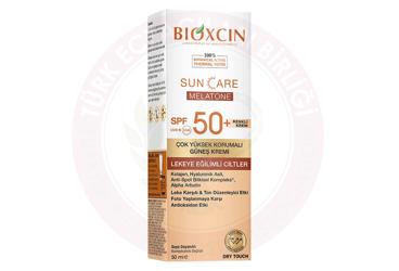 BIOXCIN SUNCARE SPF50 LEKEYE EGILIMLI CILTLER ICIN RENKLI KREM  50 ml şişe