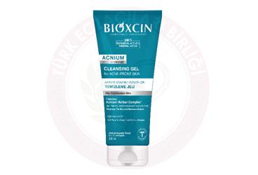 BIOXCIN ACNIUM AKNEYE EGILIMLI CILTLER ICIN TEMIZLEME JELI  200 ml şişe
