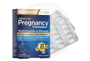 NUTRAXIN PREGNANCY FORMULA TAKVIYE EDICI GIDA  30 tablet