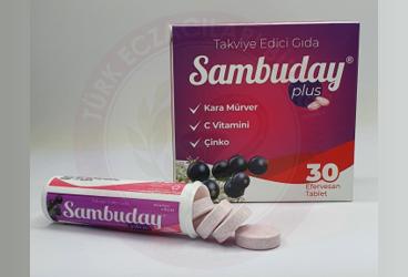 SAMBUDAY PLUS EFERVESAN TABLET TAKVIYE EDICI GIDA  30 tablet