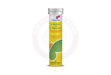 PROSANTE L ARGININ L KARNITIN EFERVESAN TABLET  20 tablet